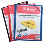 Folder with pocket and eraser