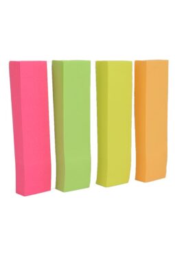 Блок тикс 4 неонски бои, 15x50