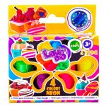 Play dough пластелин неон 1/4 бои