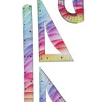 Сет линијар, два триаголници и агломер флекси Есколорио